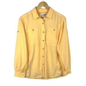 RailRiders Insect Shield Women Long Sleeve Hiking Shirt Fits like Sz M/L Outdoor